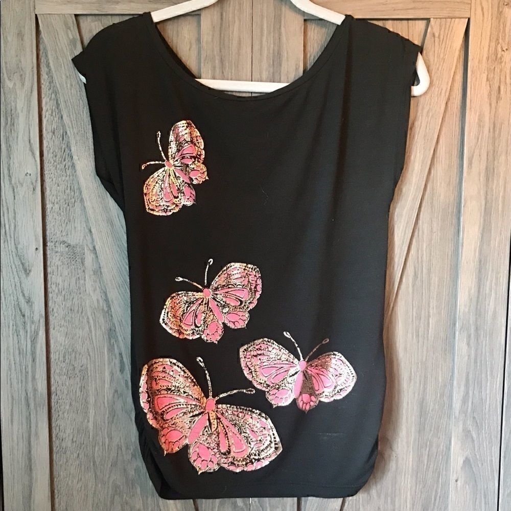 H&M Butterfly Capped Tee  - Picture 5 of 5